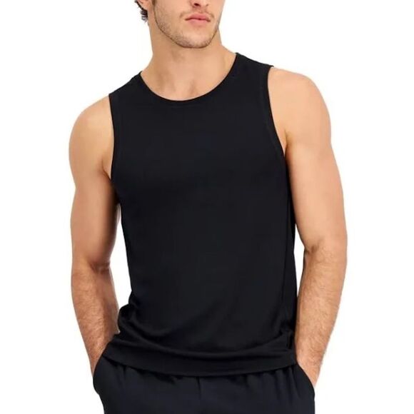 New ID Ideology Men's Birdseye Training Tank Black Size Medium New XL - Picture 1 of 7